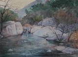 韩小东 崂泉余声 52×72cm.jpg