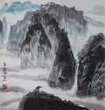 13-郑玉昆国画《山水》.JPG