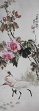 11-岳翔舒国画《芙蓉白鹭图》.JPG