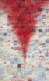 徐学杰 ，《日记-我的2022》，综合材料 ，200×120cm ，2024.jpg